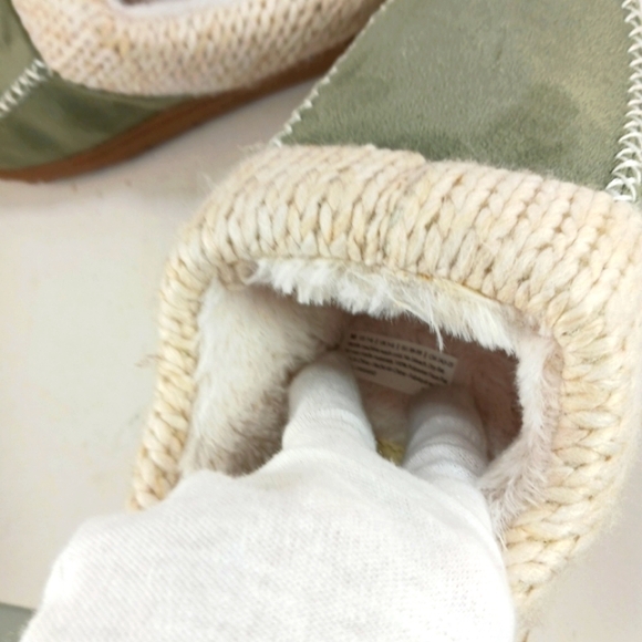Dearform Cozy Comfort Woman's  Mock Toe Clog Slipper 7/8........................ - Picture 3 of 11